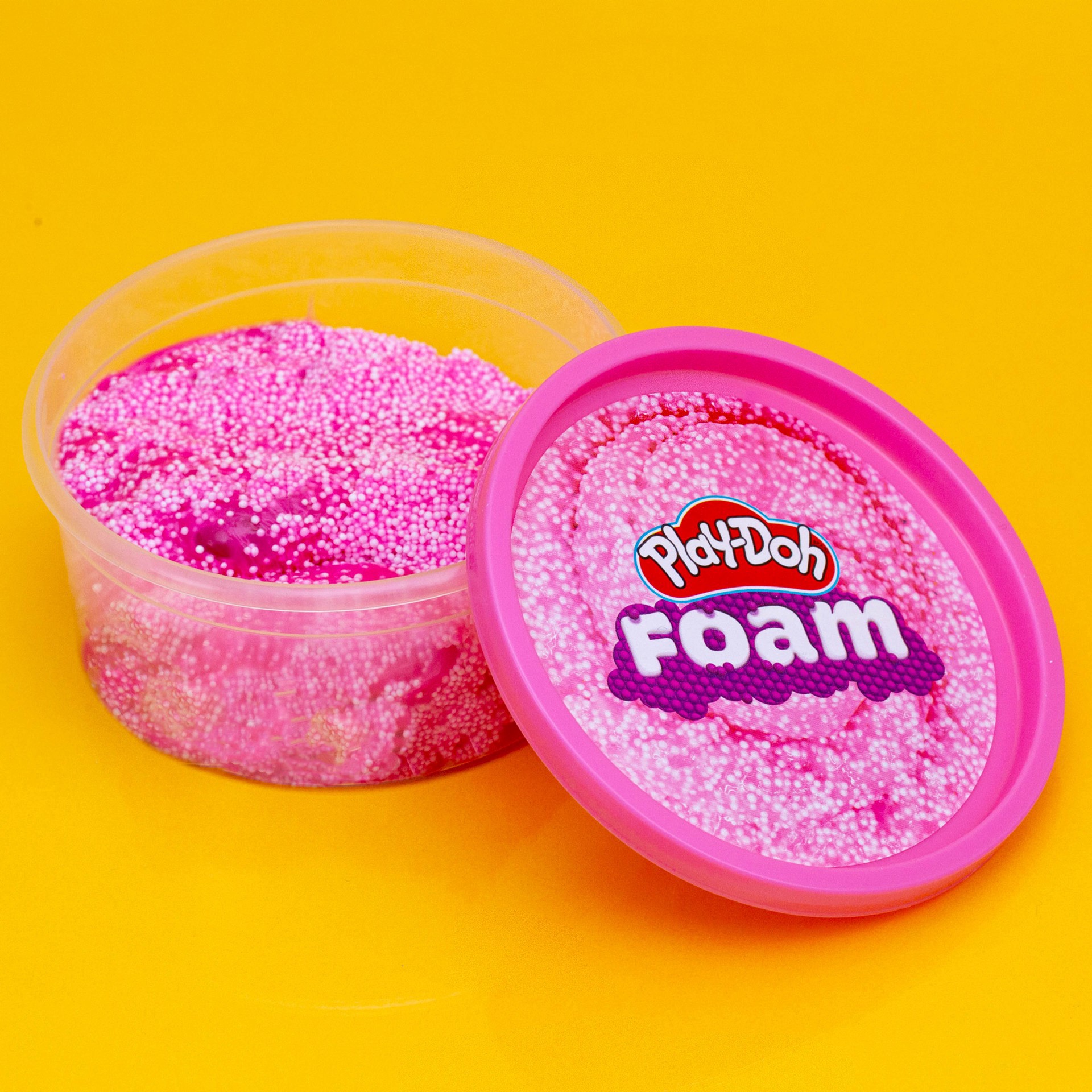 slide 2 of 5, Play-Doh Pink Cotton Candy Foam, 3 oz