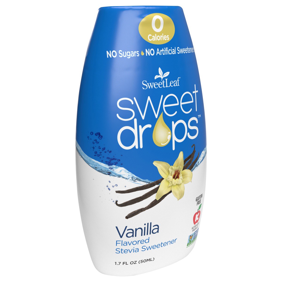 slide 4 of 5, Sweet Drops Vanilla Flavored Stevia Sweetener 1.7 fl oz, 1.7 fl oz