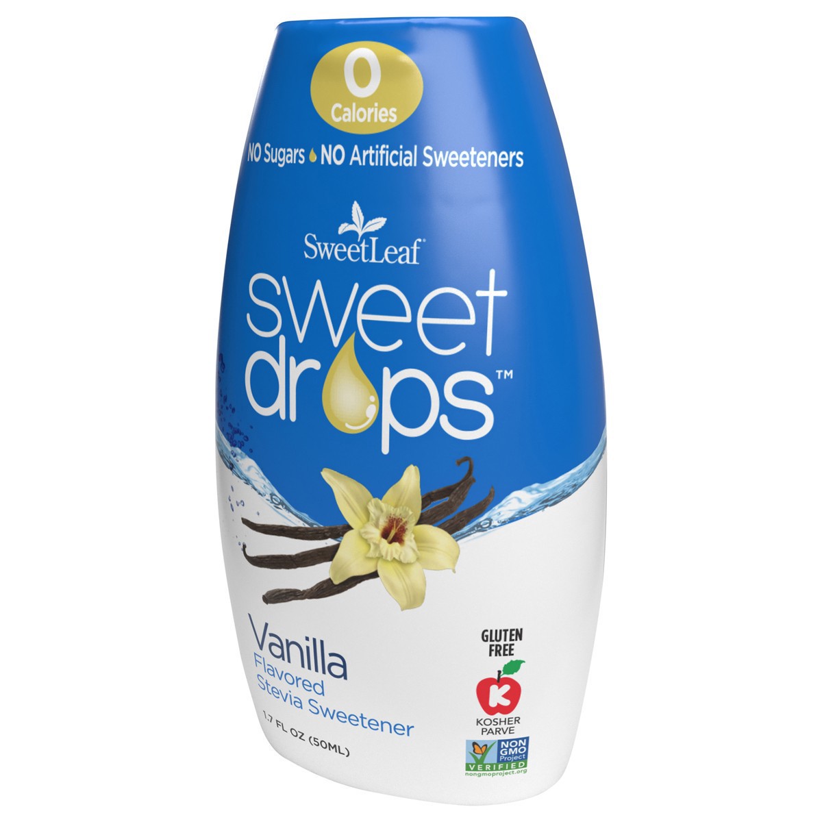 slide 2 of 5, Sweet Drops Vanilla Flavored Stevia Sweetener 1.7 fl oz, 1.7 fl oz