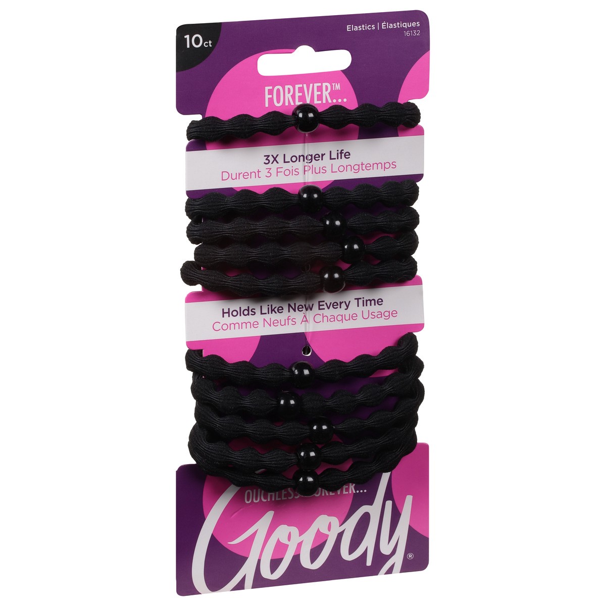 slide 2 of 9, Goody Ouchless Forever Elastics 10 ea, 10 ct