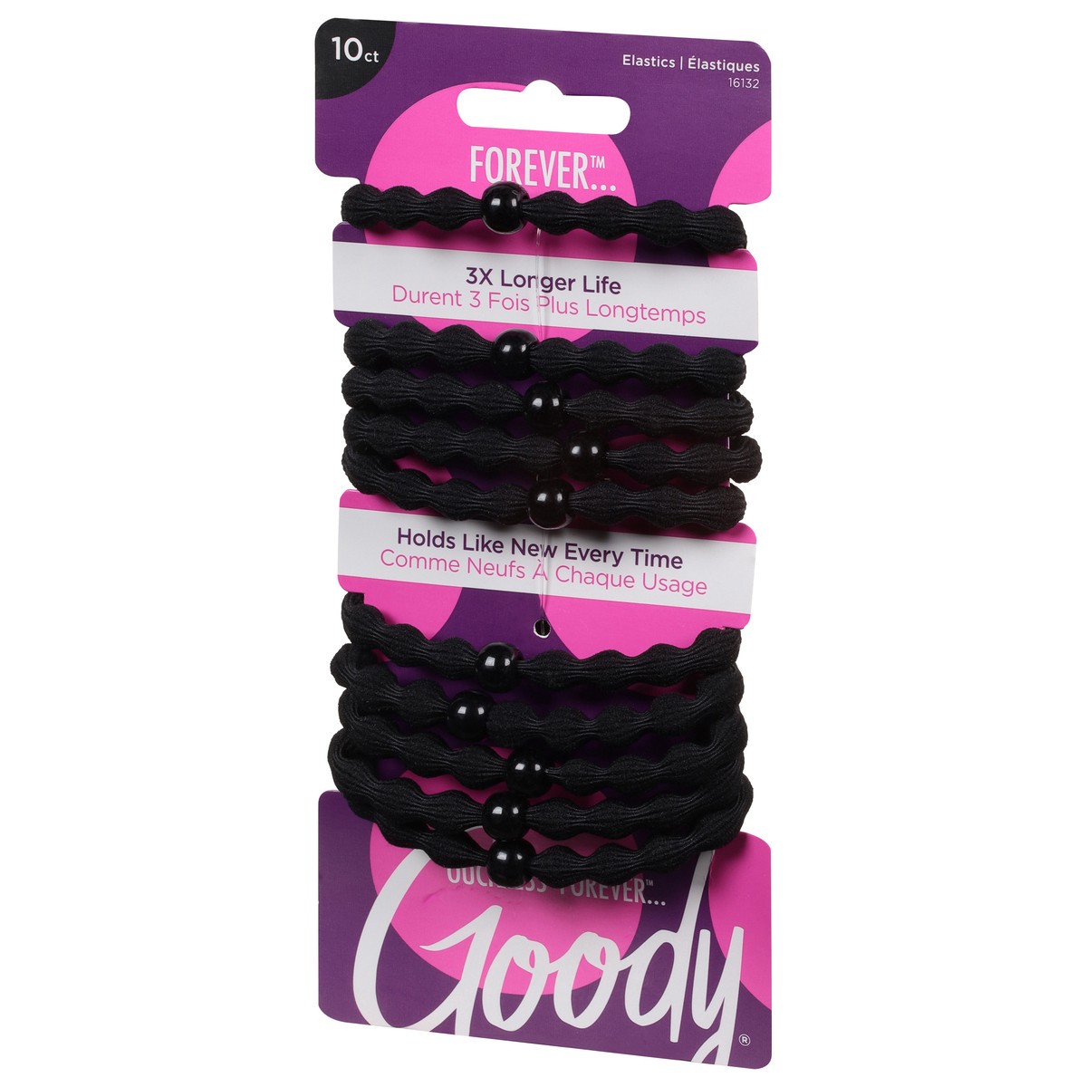 slide 3 of 9, Goody Ouchless Forever Elastics 10 ea, 10 ct