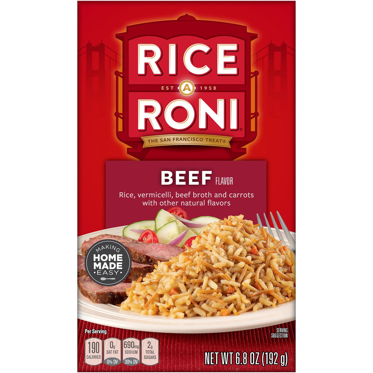 slide 2 of 6, Rice Roni Rice Mix, 6.8 oz