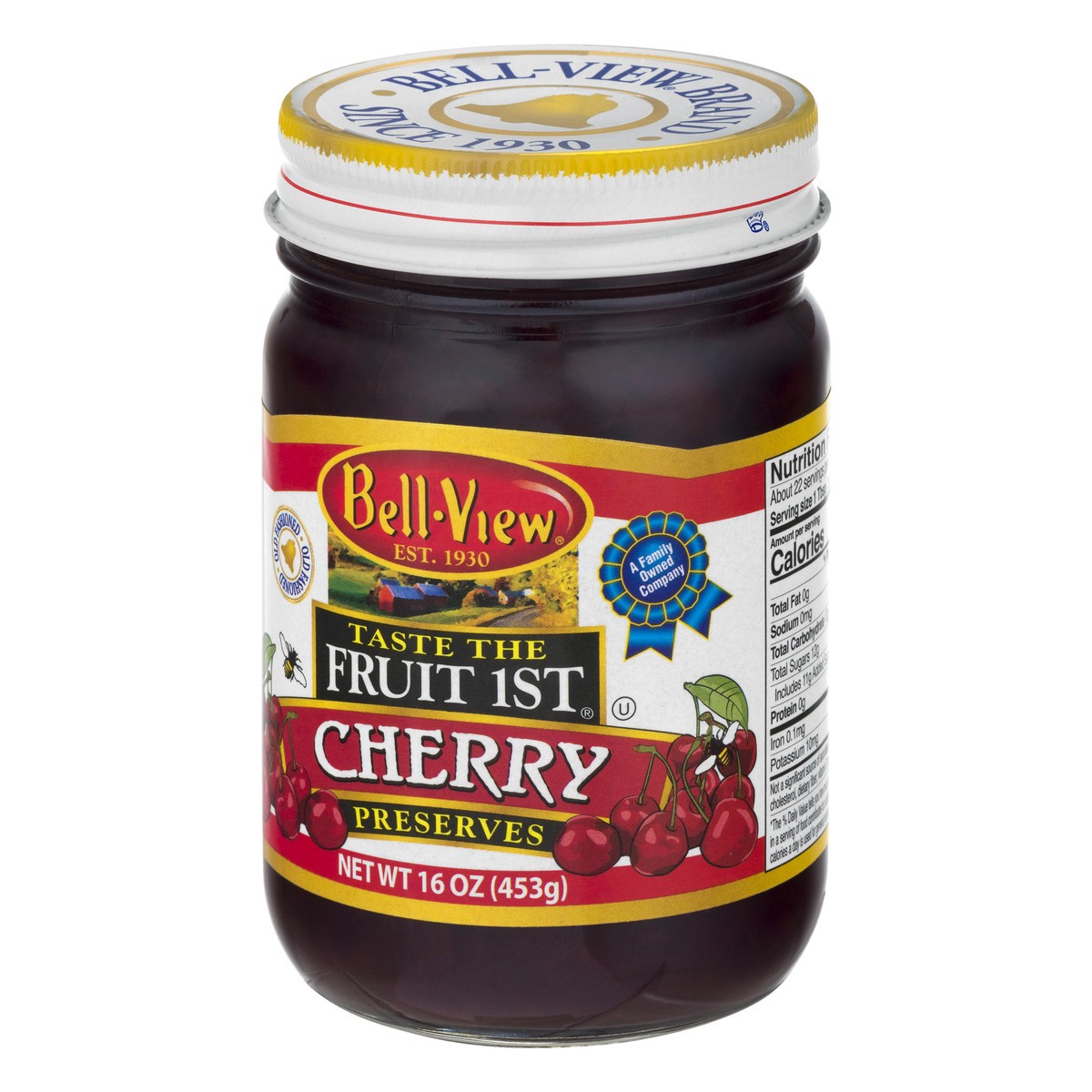 slide 11 of 13, Bell-View Taste The Fruit 1st Cherry Preserves 16 oz, 16 oz