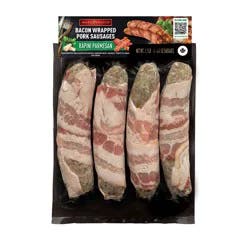 Marc Angelo Bacon Twister Rapini Parmigiano Italian Pork Jumbo Sausages
