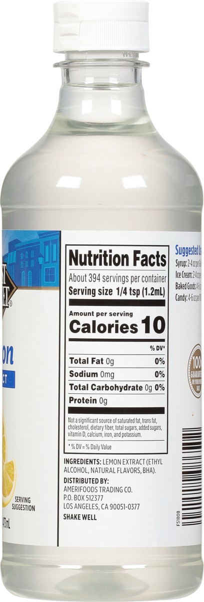 slide 9 of 13, First Street Pure Lemon Extract, 16 oz