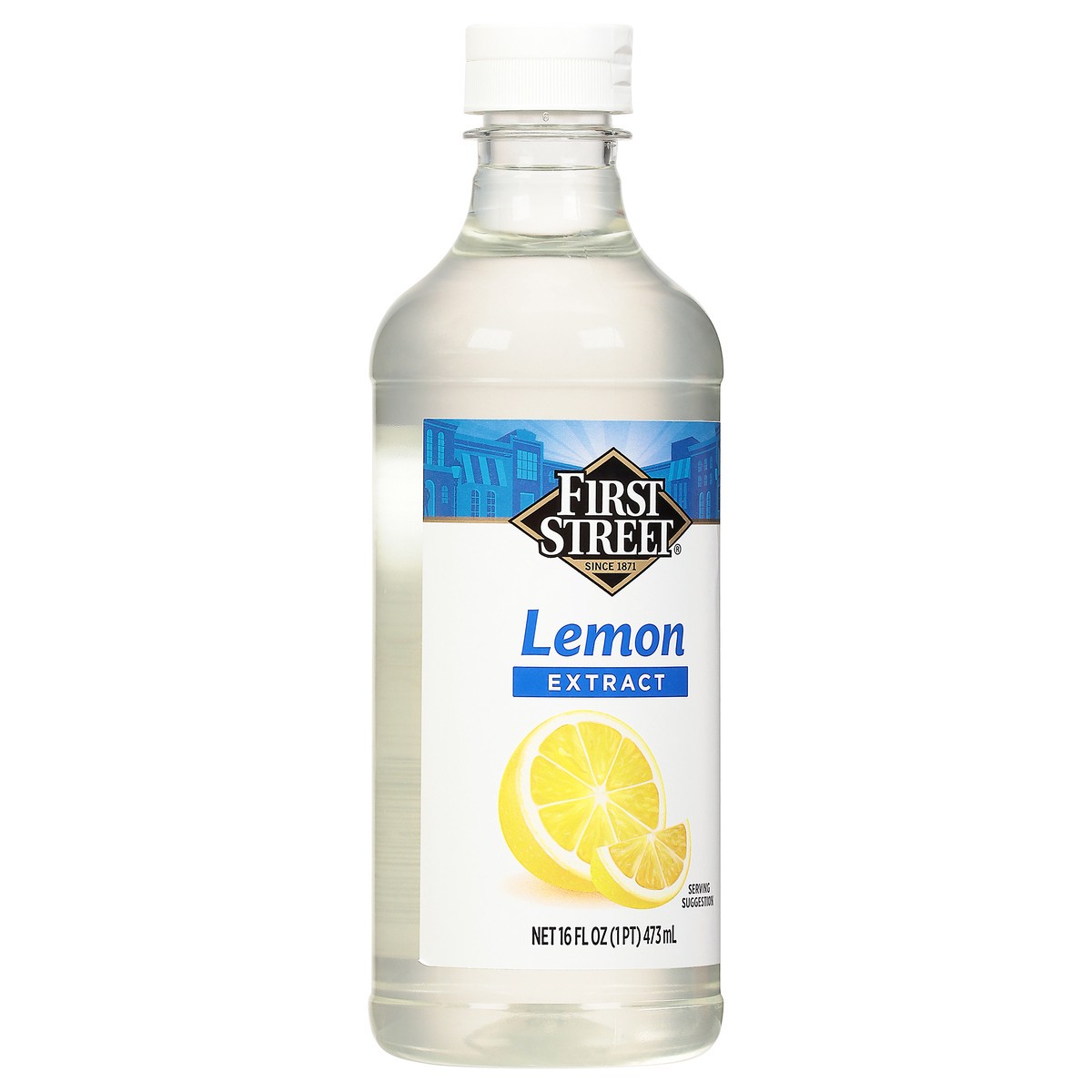 slide 11 of 13, First Street Pure Lemon Extract, 16 oz