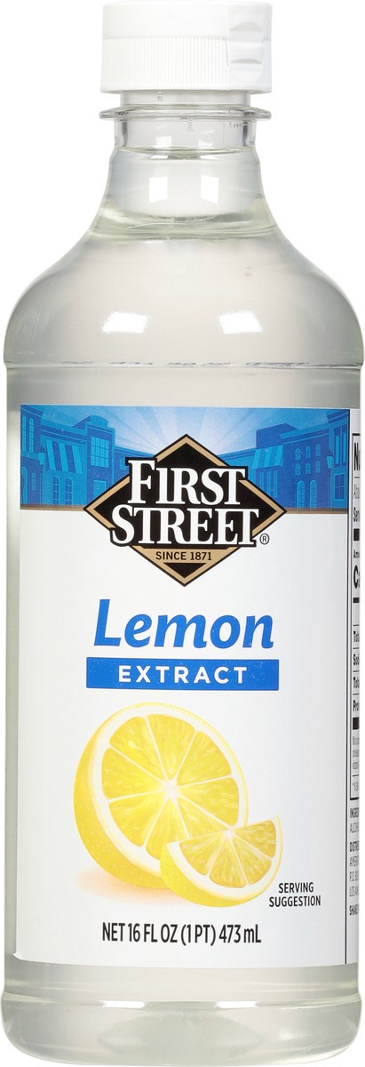 slide 6 of 13, First Street Pure Lemon Extract, 16 oz