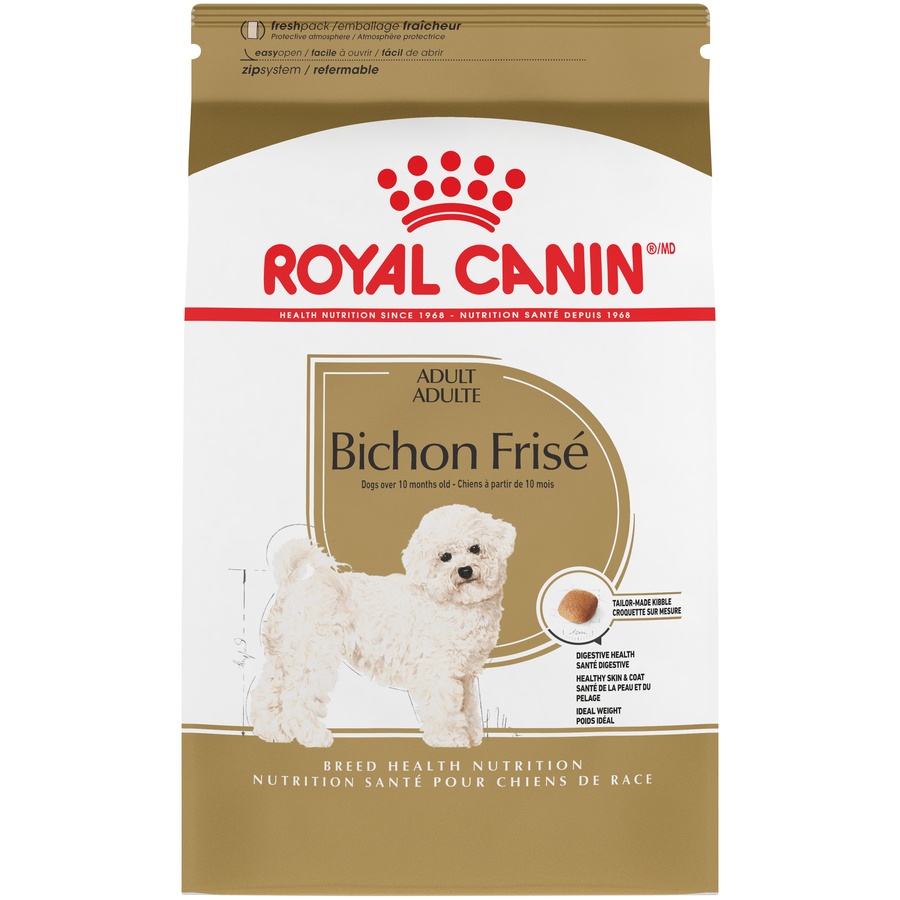 slide 1 of 9, Royal Canin Breed Health Nutrition Bichon Frise Adult Dry Dog Food, 3 lb