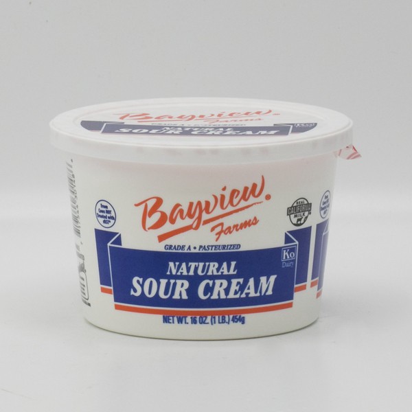 slide 1 of 1, Bayview Farms, Sour Cream - 16 oz, 16 oz