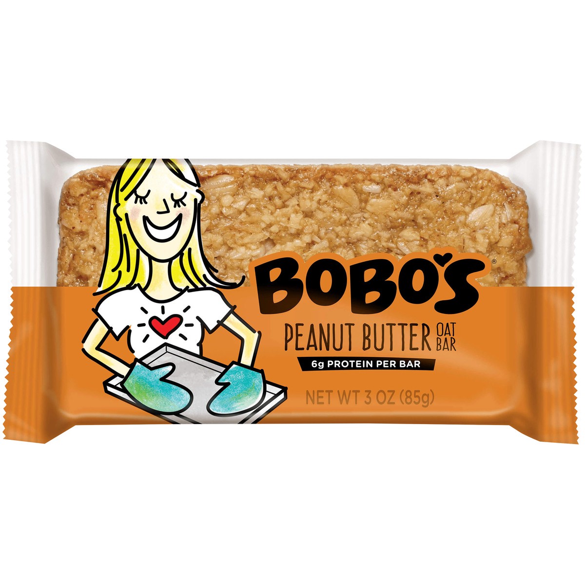 slide 2 of 2, Bobo's Peanut Butter Oat Bar 3 oz. Wrapper, 1 ct