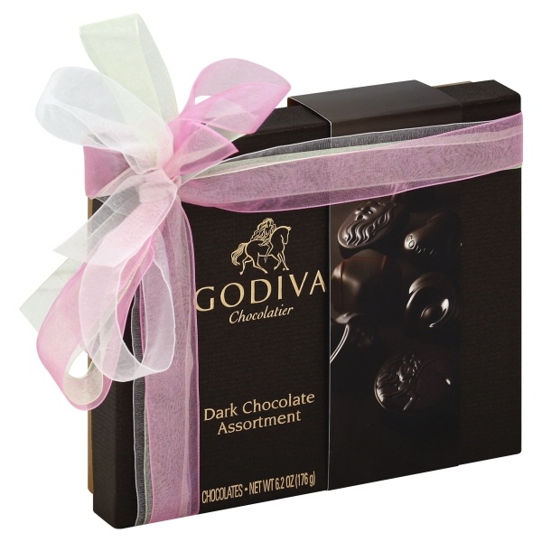 slide 1 of 1, Godiva Dark Chocolate Assortment, 6.2 oz