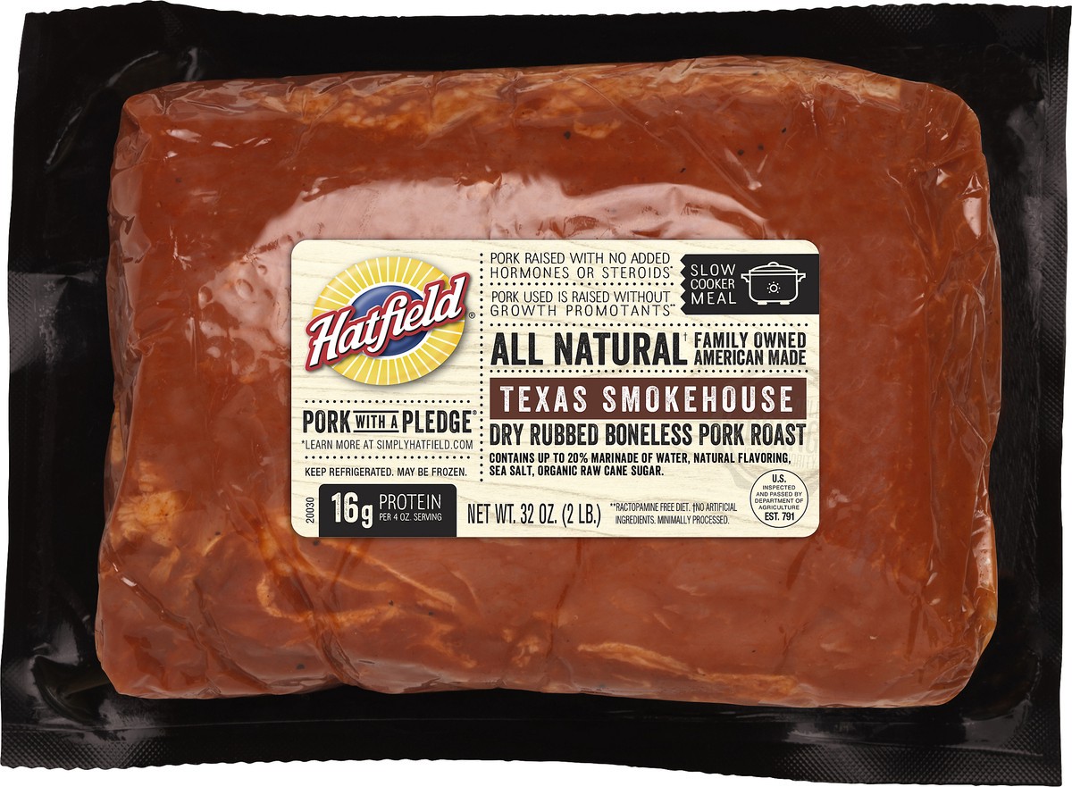 slide 1 of 6, Hatfield Boneless Texas Smokehouse Pork Roast 32 oz, 32 oz