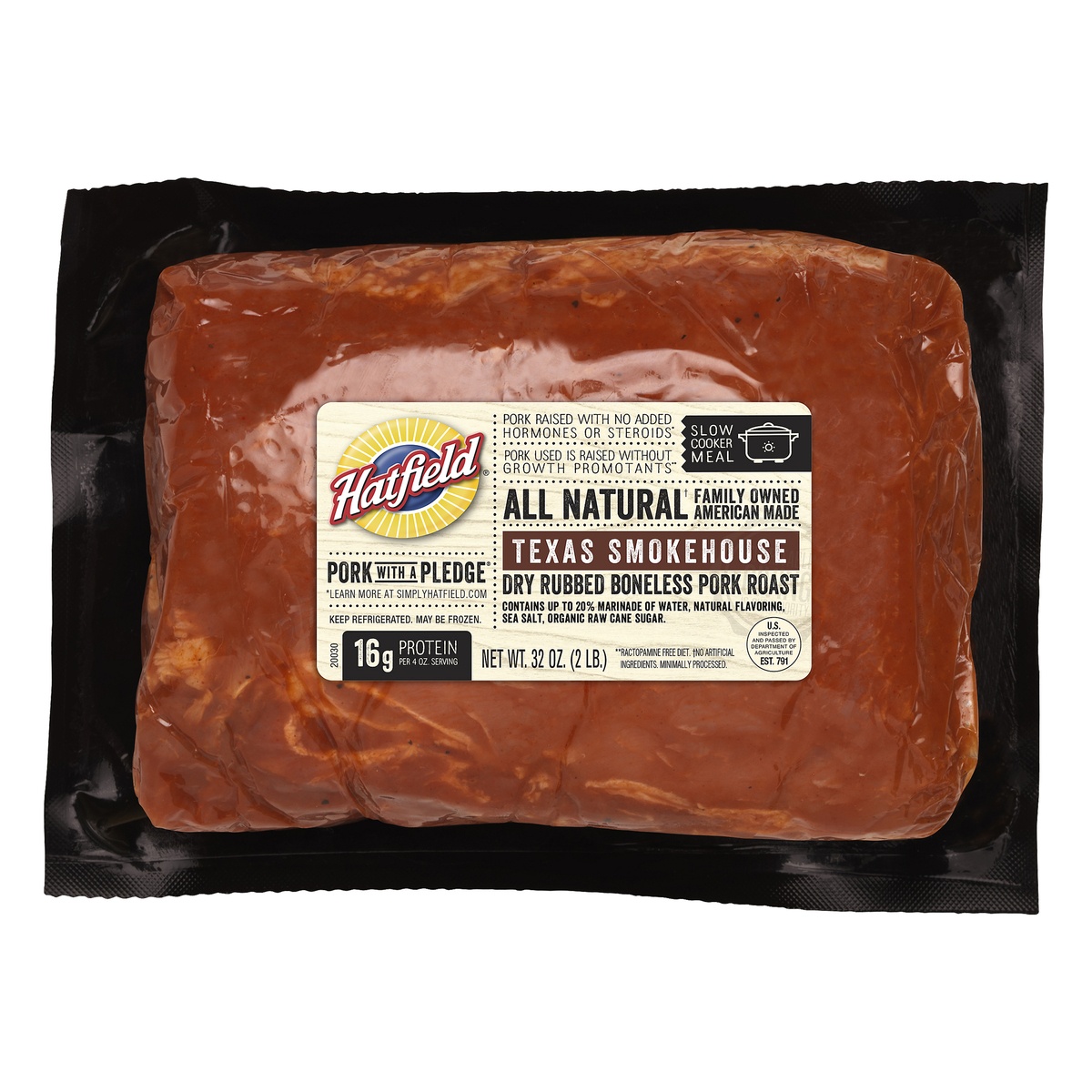 slide 1 of 1, Hatfield Texas Smokehouse Pork Roast, 32 oz