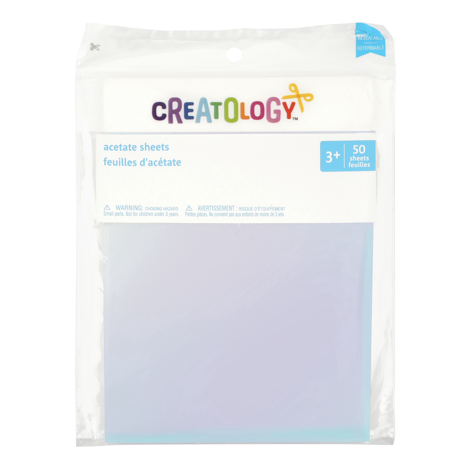 slide 2 of 2, Iridescent Acetate Sheets, 50ct. By Creatology, 50 ct