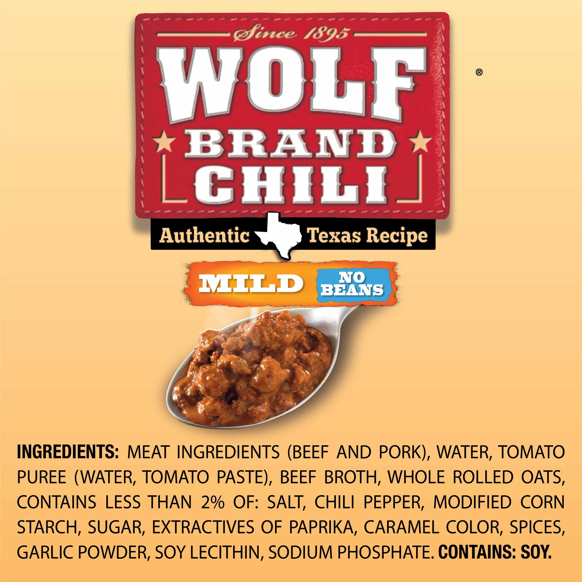 slide 2 of 5, Wolf Brand Mild No Beans Chili 15 oz, 15 oz