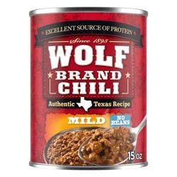 Wolf Brand Mild No Beans Chili 15 oz