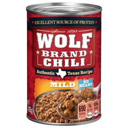 Wolf Brand Mild No Beans Chili 15 oz