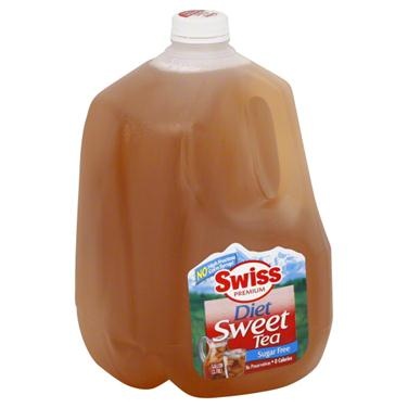 slide 1 of 1, Swiss Premium Diet Sweet Tea - 128 oz, 1 gal