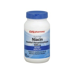 slide 1 of 1, CVS Pharmacy Niacin 500 Mg Capsules Flush Free, 100 ct