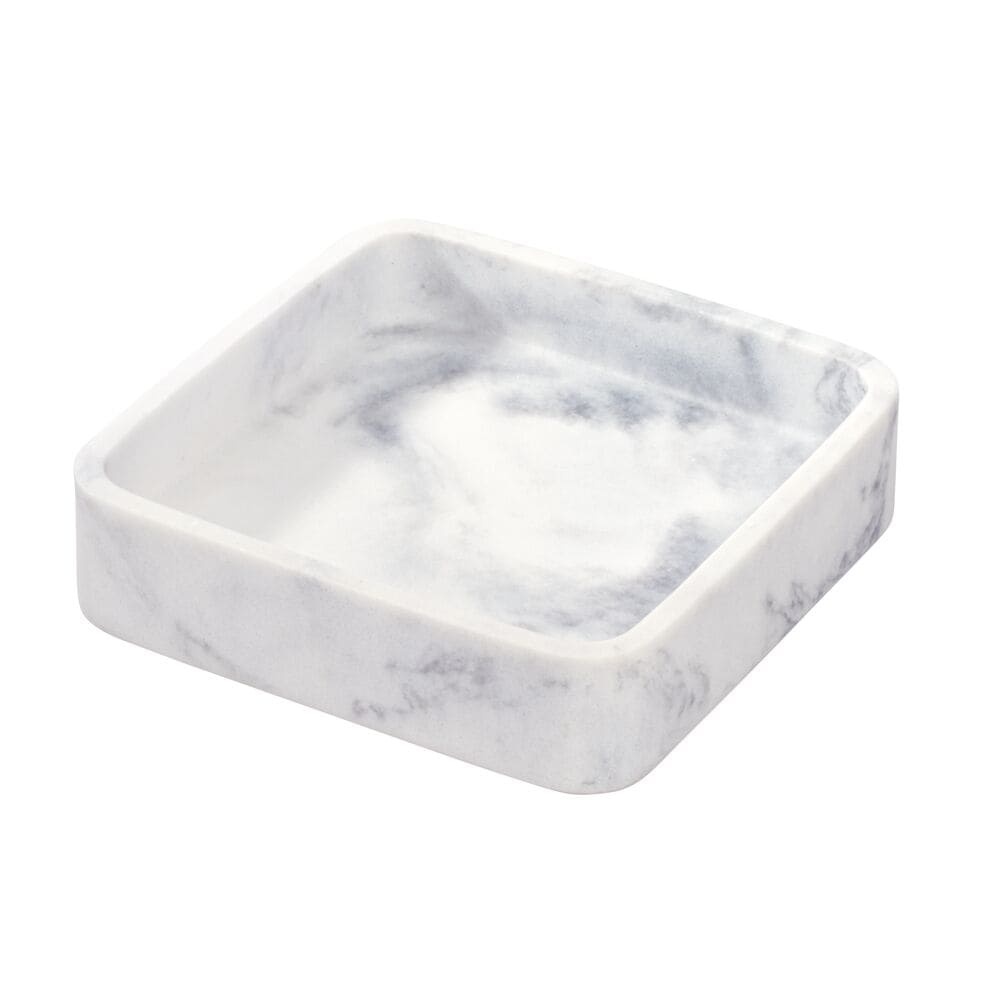 slide 1 of 1, InterDesign Dakota Small Marble Tray, 1 ct