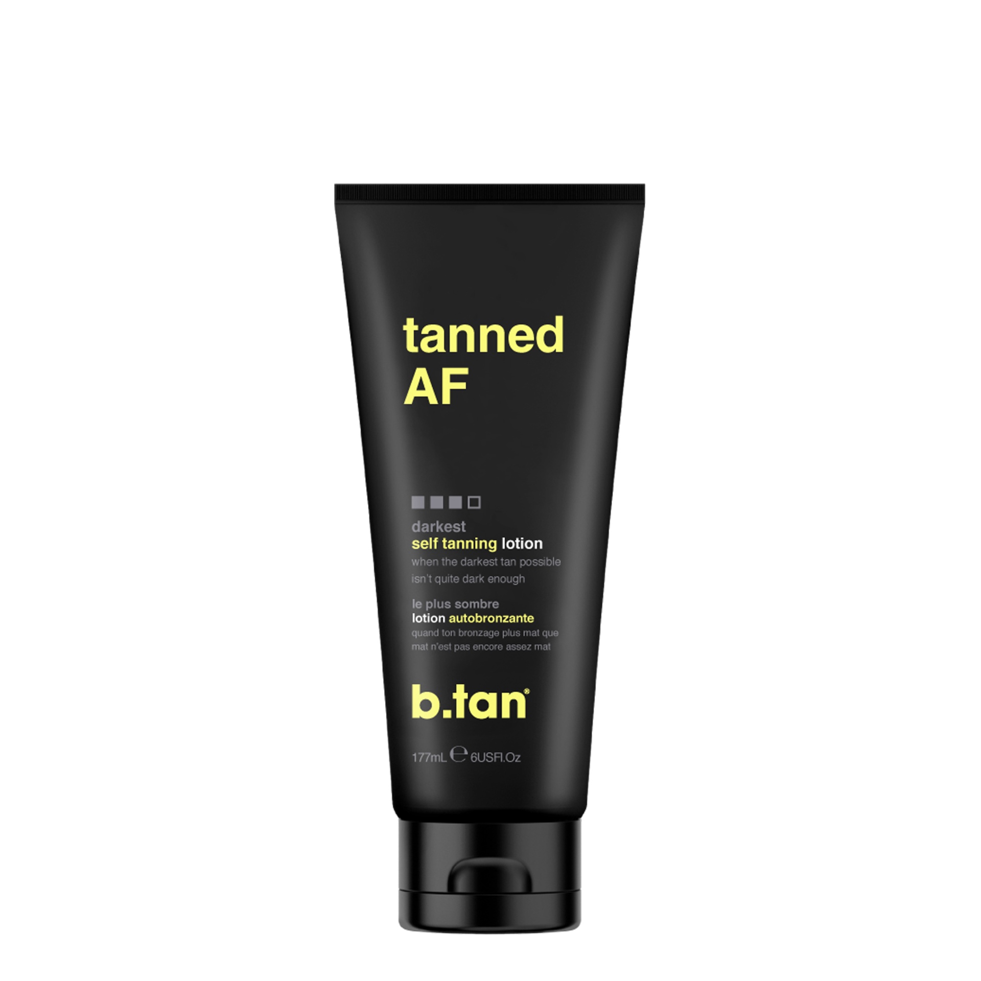 slide 1 of 1, b.tan New Brand Tanned Af Lotion 6Z, 6 oz