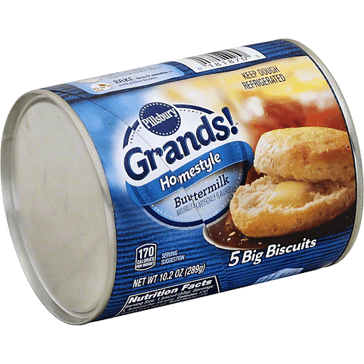 slide 2 of 4, Pillsbury Grands! Southern Homestyle Big Biscuits, 5 ct; 10.2 oz
