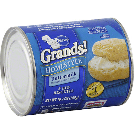 slide 4 of 4, Pillsbury Grands! Southern Homestyle Big Biscuits, 5 ct; 10.2 oz