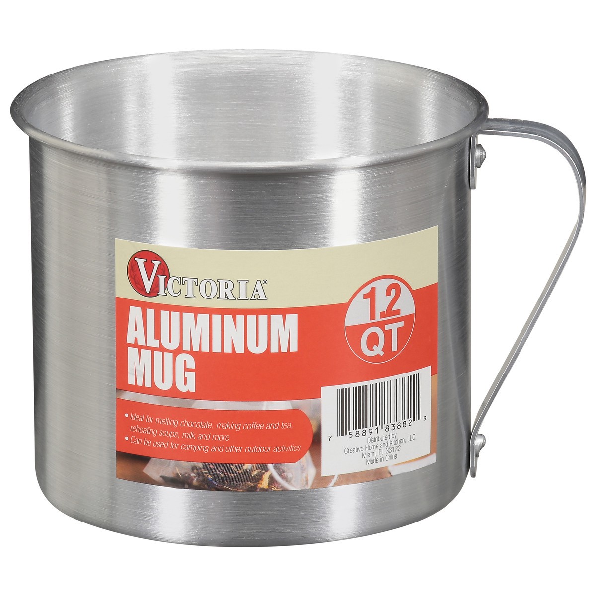 slide 1 of 9, Victoria 1.2 Quart Aluminum Mug 1 ea, 1.2 qt