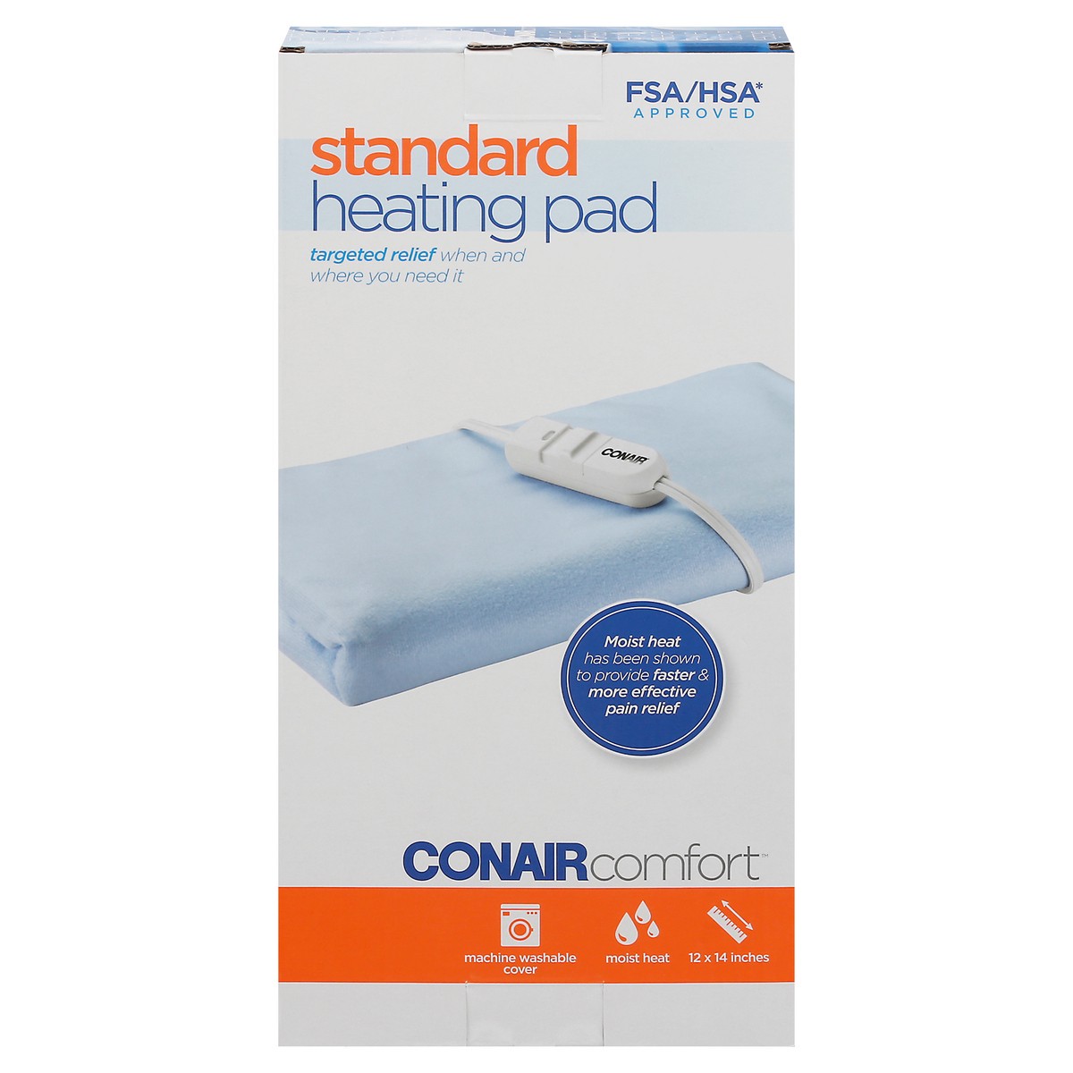 slide 1 of 13, Conair Heating Pad, Standard, 1 ct