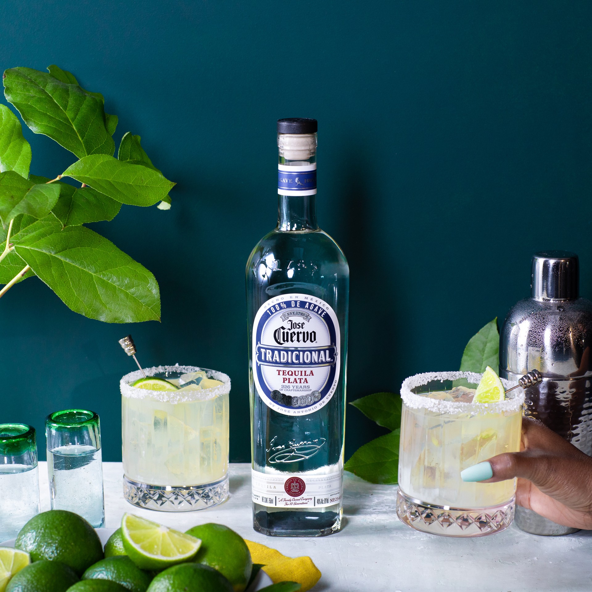 slide 2 of 10, Jose Cuervo Tradicional Plata Tequila with Cantarito 80 Proof (750 ml), 750 ml