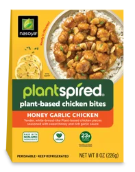 Nasoya Plantspired Plant-Based Honey Garlic Flavor Chick'n Bites 8 oz