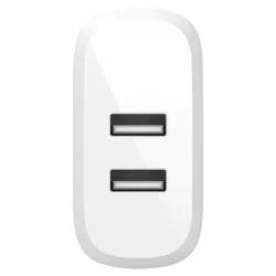 Belkin 24W Dual USB-A Wall Charger, White