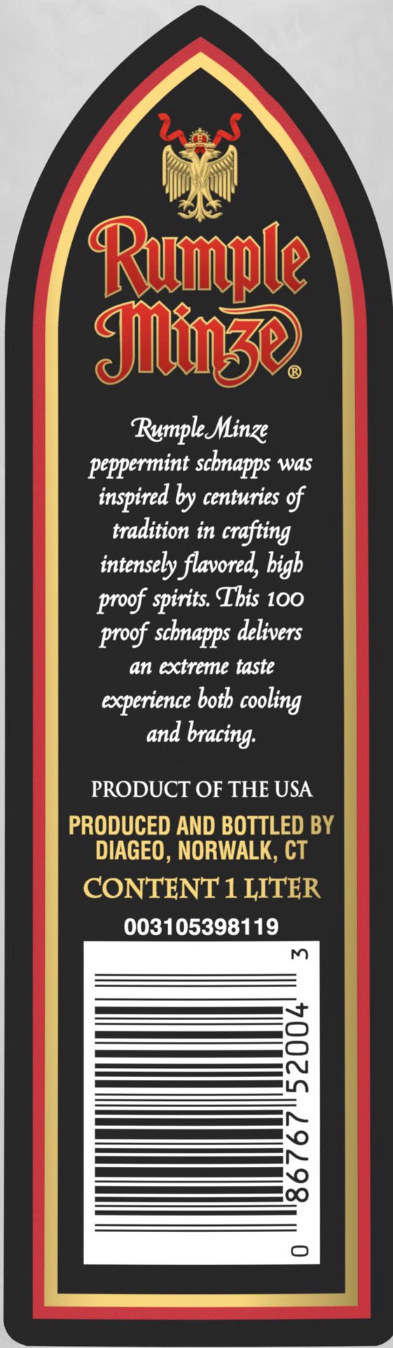 slide 4 of 4, Rumple Minze Peppermint Schnapps, 1 liter