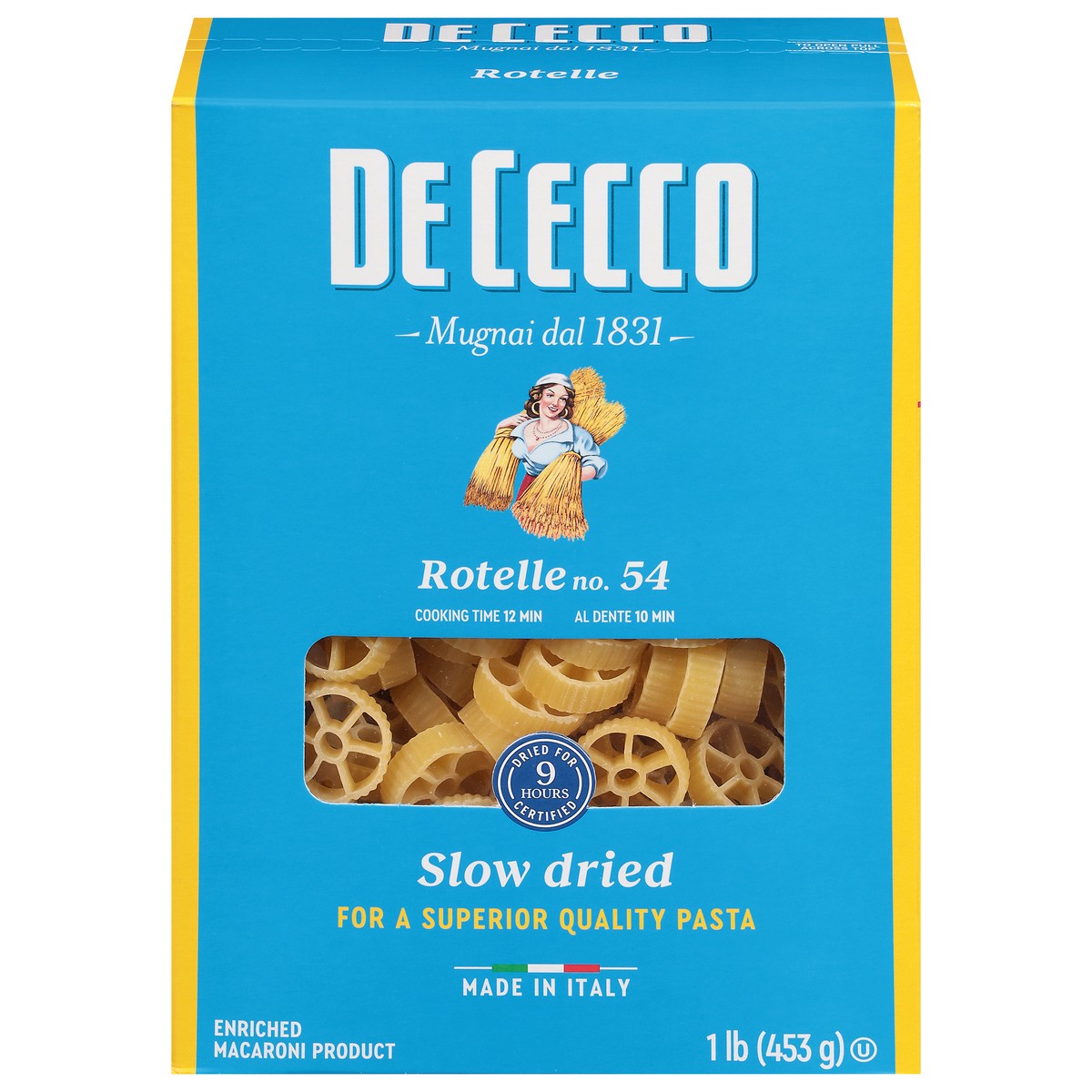 slide 11 of 13, De Cecco No. 54 Rotelle 1 lb, 16 oz