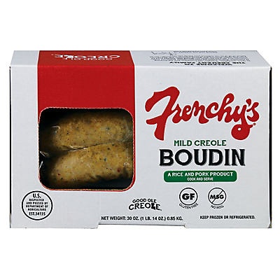 slide 1 of 1, Frenchy's Sausage Co. Regular Box Boudin, 30 oz