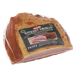 H-E-B Fully Cooked Boneless Hickory-Smoked Uncured Carver Half Ham