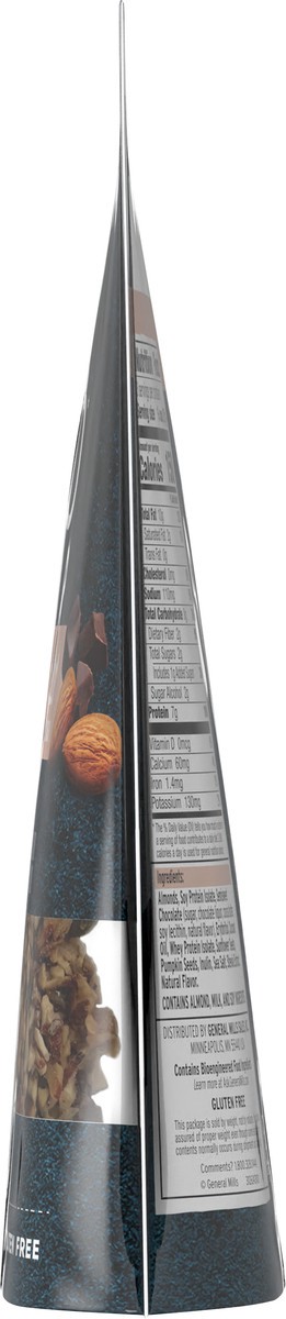 slide 5 of 9, :ratio Keto Friendly Chocolate Almond Granola Cereal, 8 OZ Cereal Bag, 8 oz