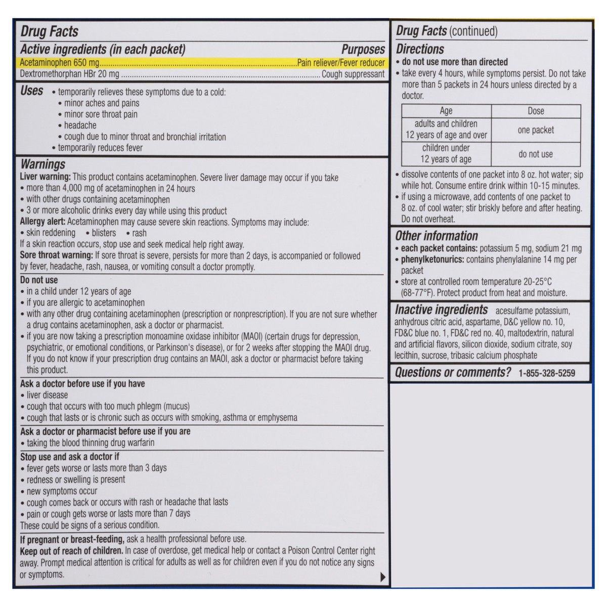slide 7 of 12, Thera-Flu Honey Ginger Severe Cold Day, 6 ct