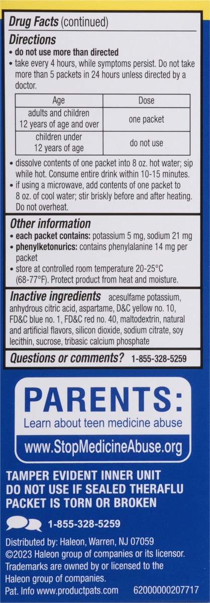 slide 3 of 12, Thera-Flu Honey Ginger Severe Cold Day, 6 ct