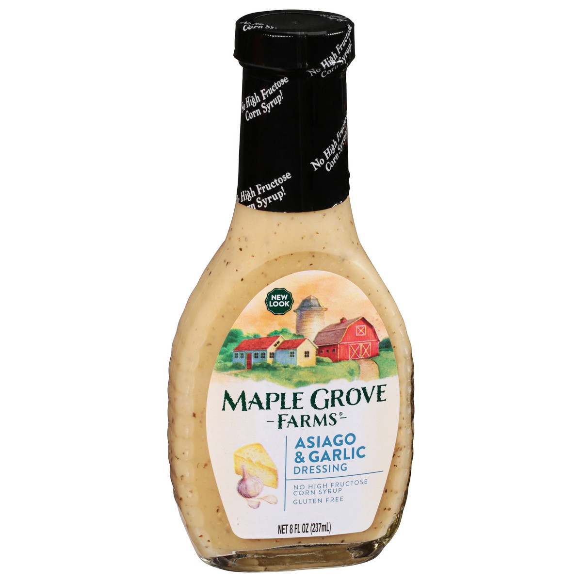 slide 4 of 12, Maple Grove Farms Asiago & Garlic Dressing 8 fl oz, 8 oz