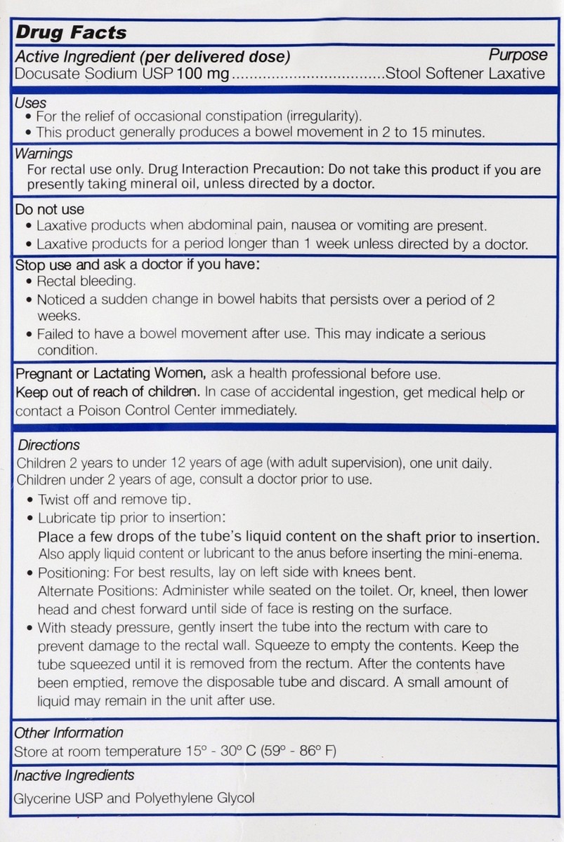 slide 2 of 6, DocuSol Mini-Enema 5 ea, 5 ct