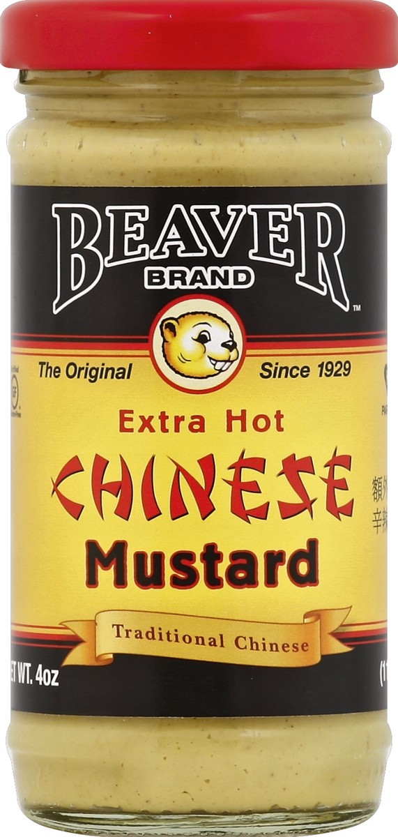 slide 1 of 3, Beaver Mustard 4 oz, 4 oz