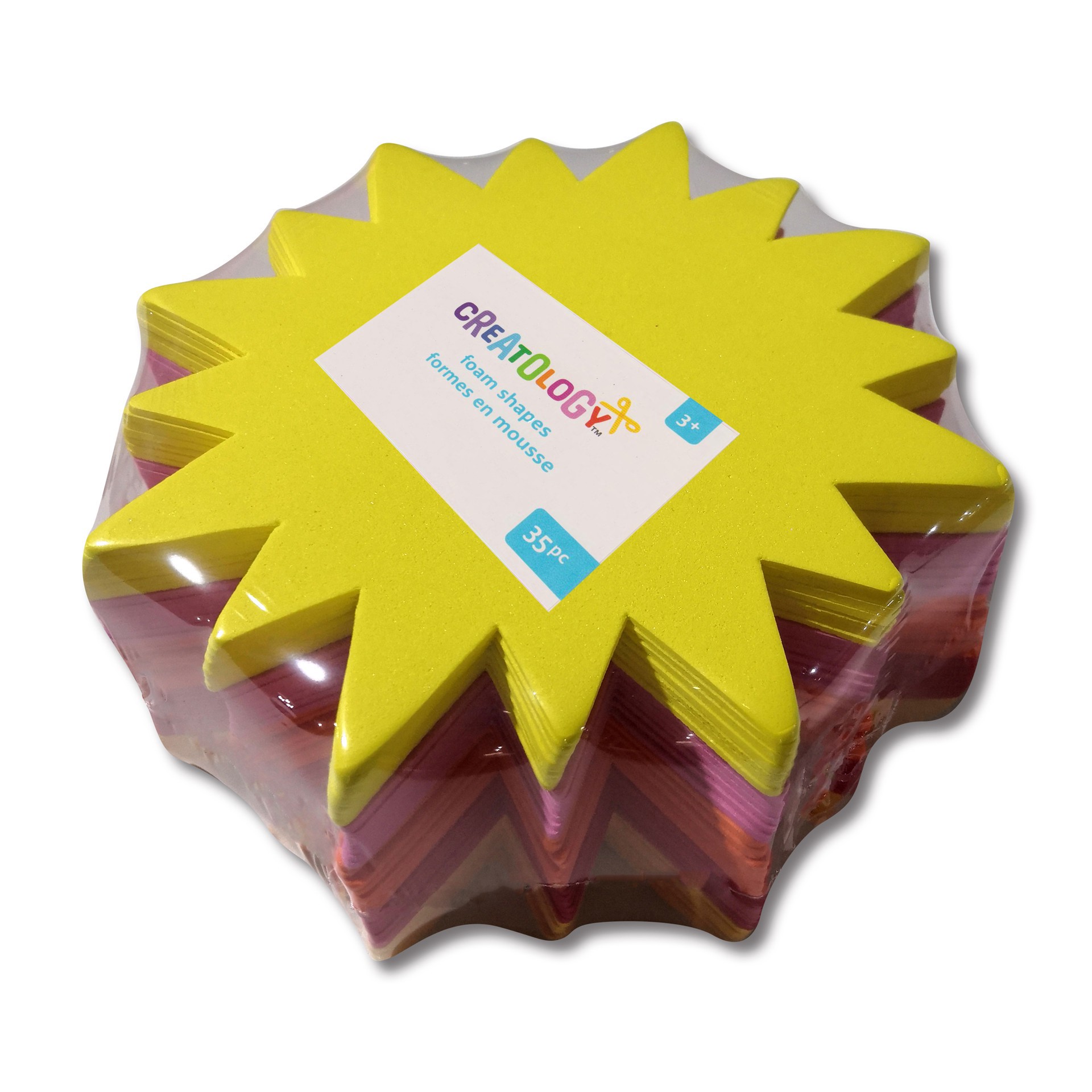 slide 2 of 3, 6.5" Sun Foam Shapes, 35ct. By Creatology, 35 ct