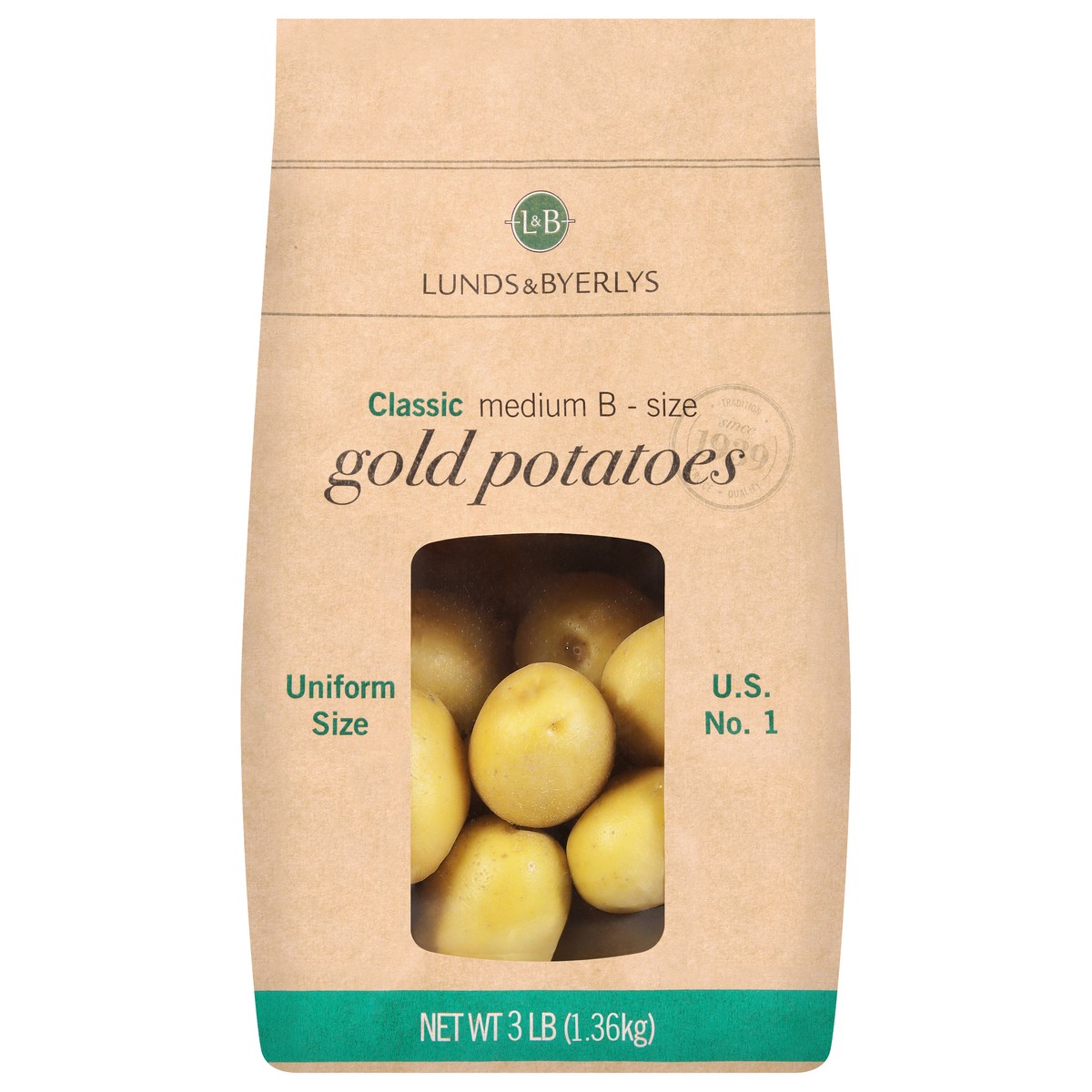 slide 1 of 4, Lunds & Byerlys Medium Classic Gold Potatoes B-Size 3 lb, 3 lb