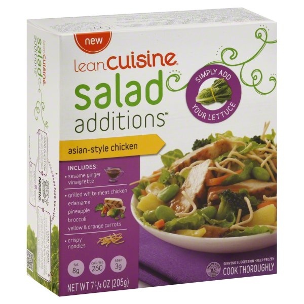 slide 1 of 4, Lean Cuisine Additions Asianstyle Chicken Salad Additions, 7.25 oz