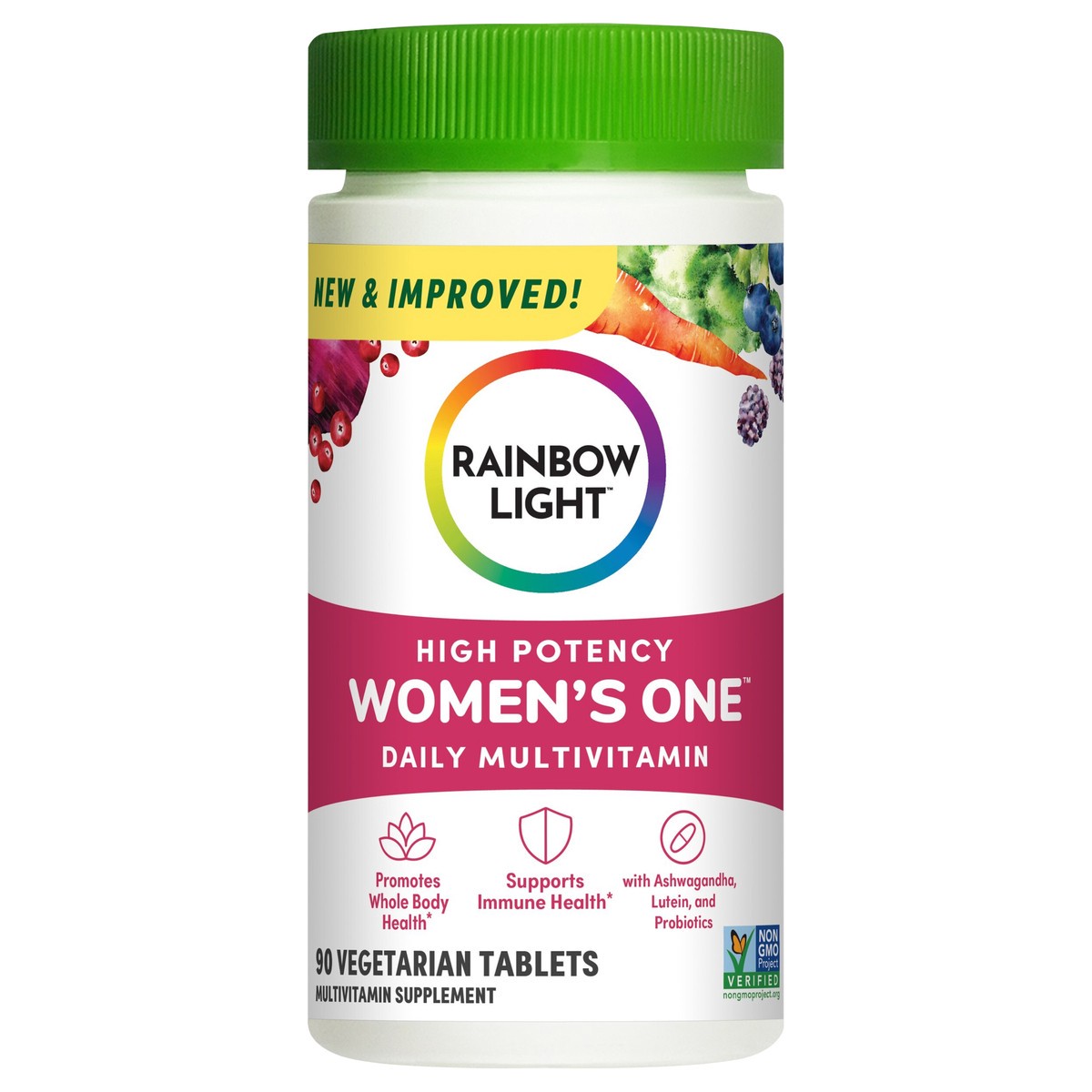 slide 1 of 7, Rainbow Light Women's One Multivitamin, 90 ct