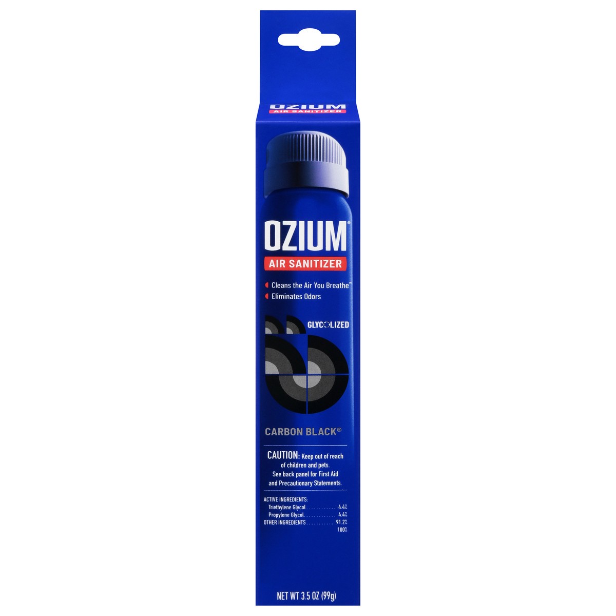 slide 10 of 14, Ozium Carbon Black Air Sanitizer 3.5 oz, 3.5 oz