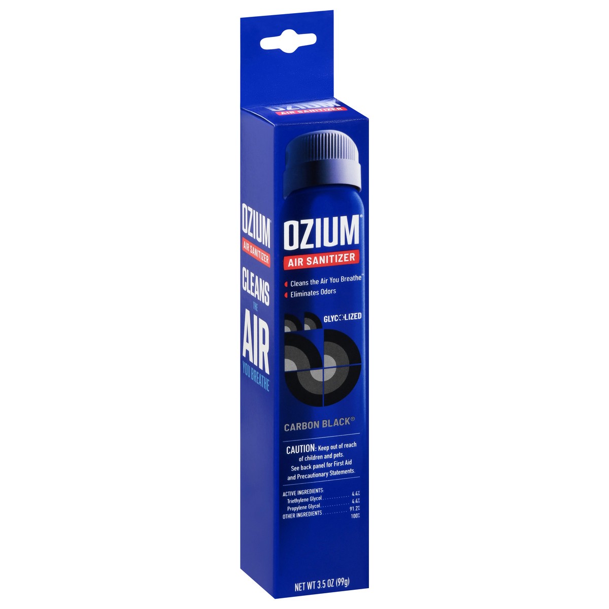 slide 5 of 14, Ozium Carbon Black Air Sanitizer 3.5 oz, 3.5 oz