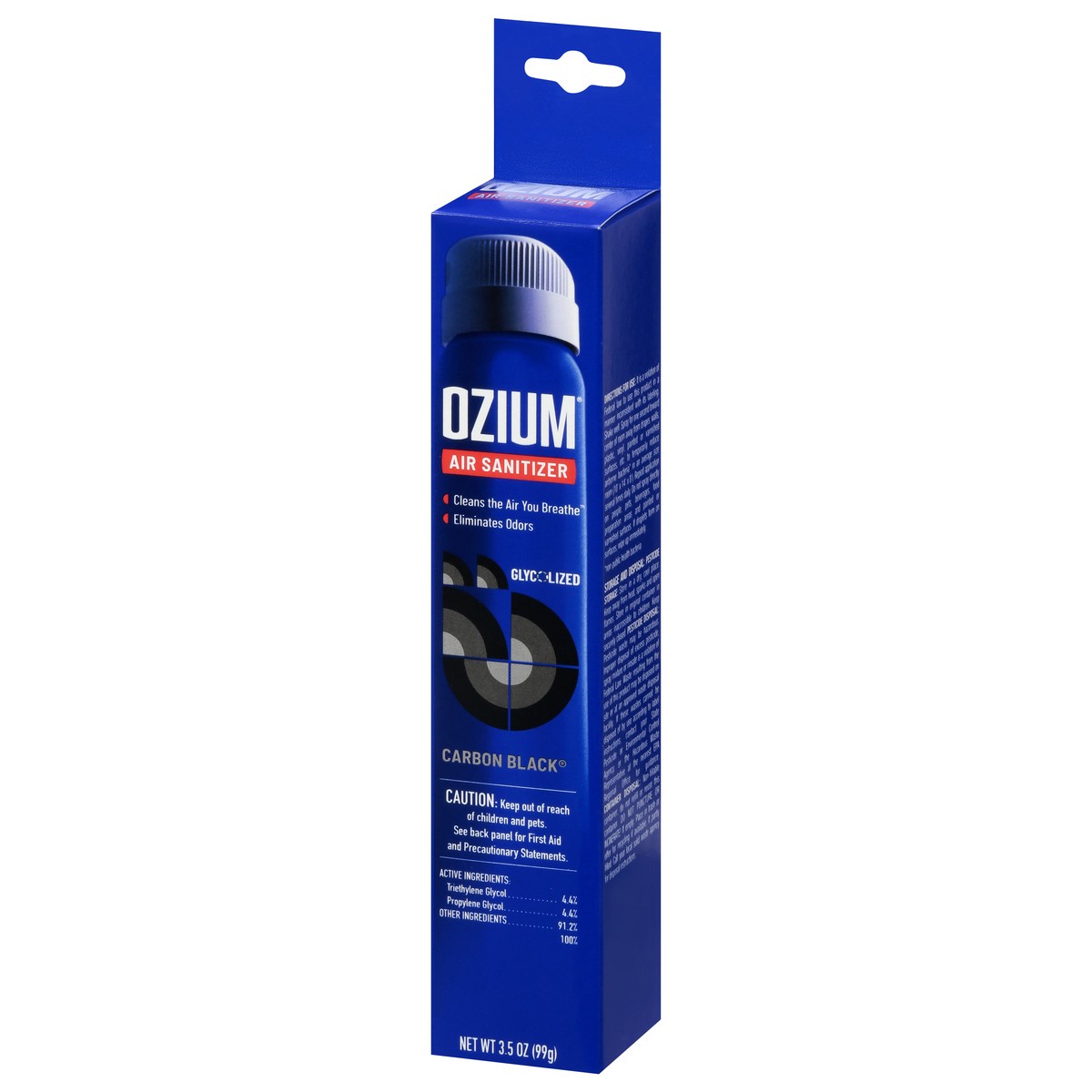slide 8 of 14, Ozium Carbon Black Air Sanitizer 3.5 oz, 3.5 oz