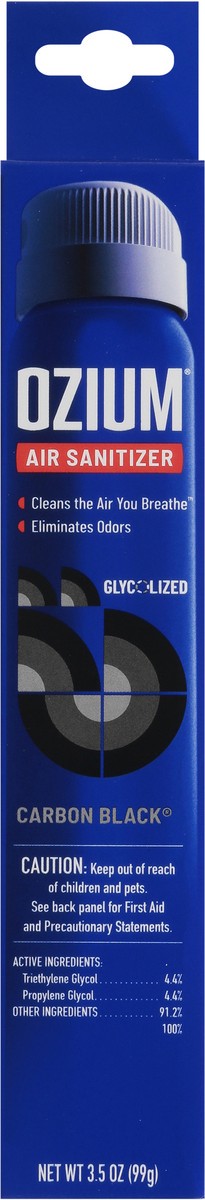 slide 6 of 14, Ozium Carbon Black Air Sanitizer 3.5 oz, 3.5 oz